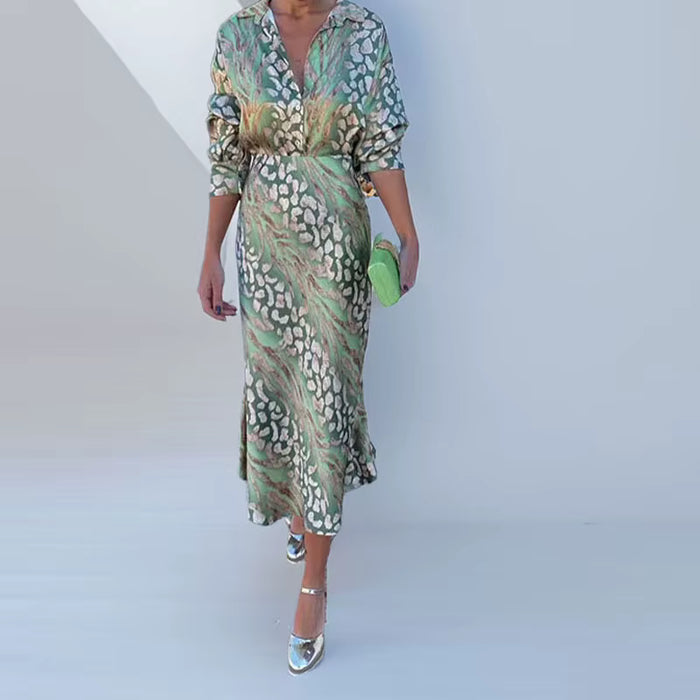Ensemble jupe longue Maison Lunéa imprimé bohème chinois